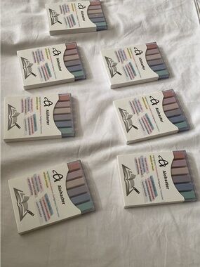 ALOHAS Pastel Highlighter Set - Pink, Lavender, Blue, Mint, Beige